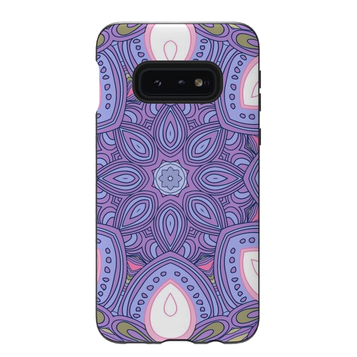 Galaxy S10e StrongFit Blue and White Colors by ArtsCase