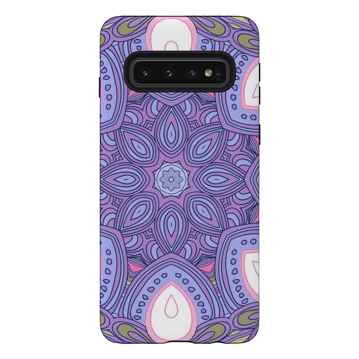 Galaxy S10 StrongFit Blue and White Colors by ArtsCase
