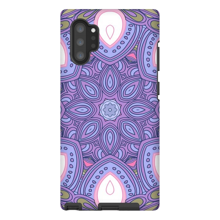 Galaxy Note 10 plus StrongFit Blue and White Colors by ArtsCase