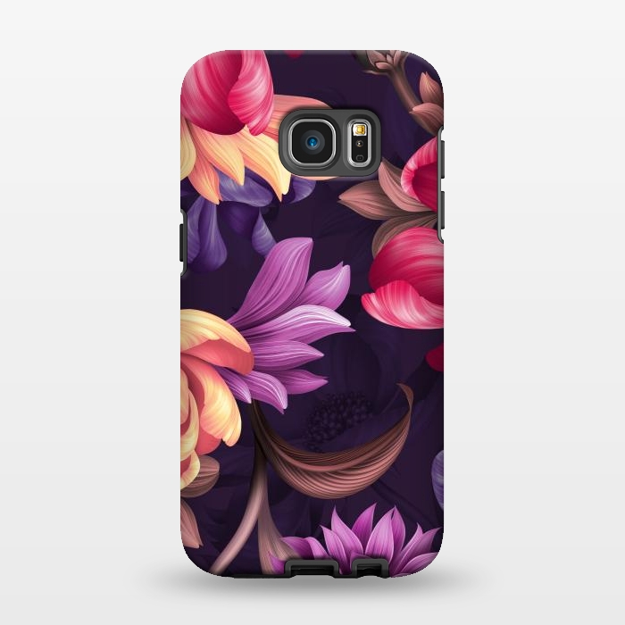 Galaxy S7 EDGE StrongFit Botanical Floral illustration by ArtsCase