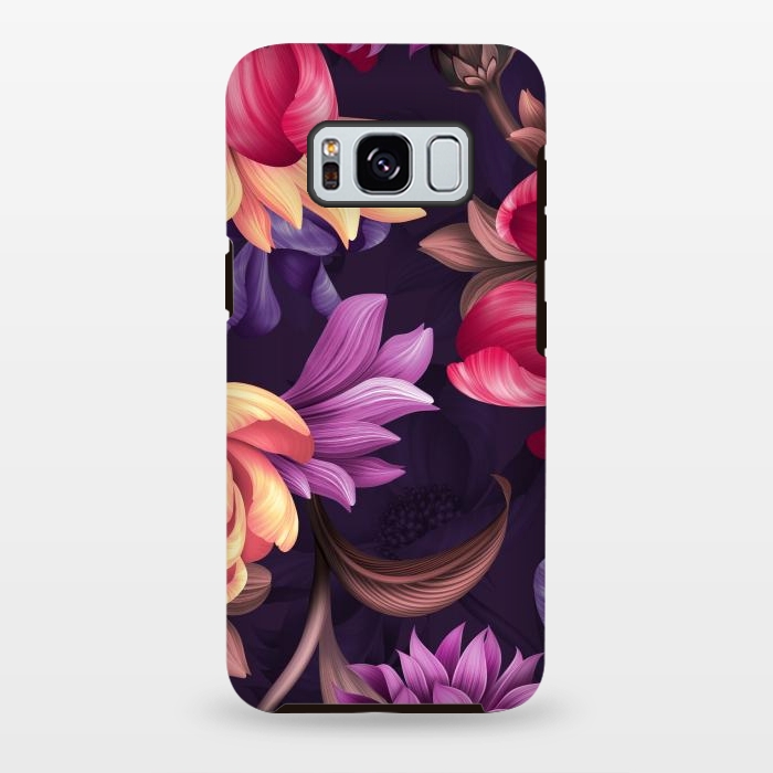 Galaxy S8 plus StrongFit Botanical Floral illustration by ArtsCase
