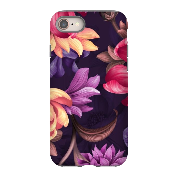 iPhone 8 StrongFit Botanical Floral illustration by ArtsCase