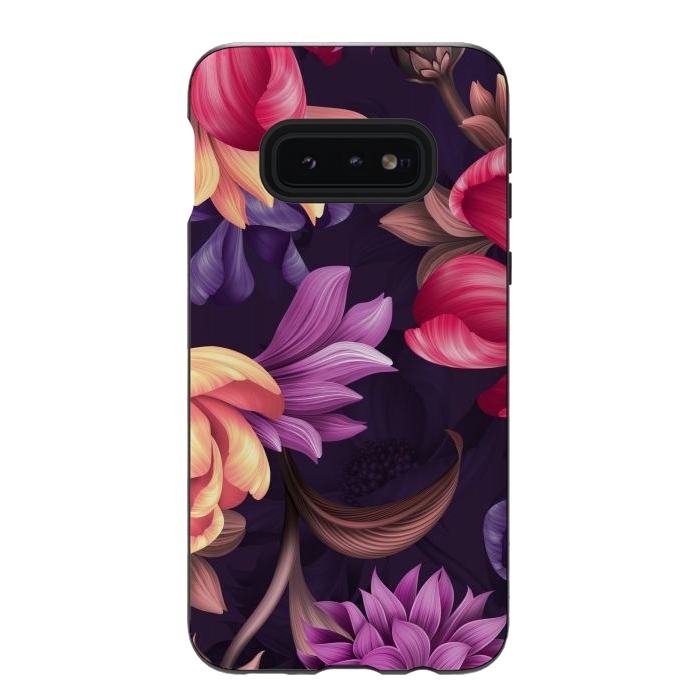 Galaxy S10e StrongFit Botanical Floral illustration by ArtsCase