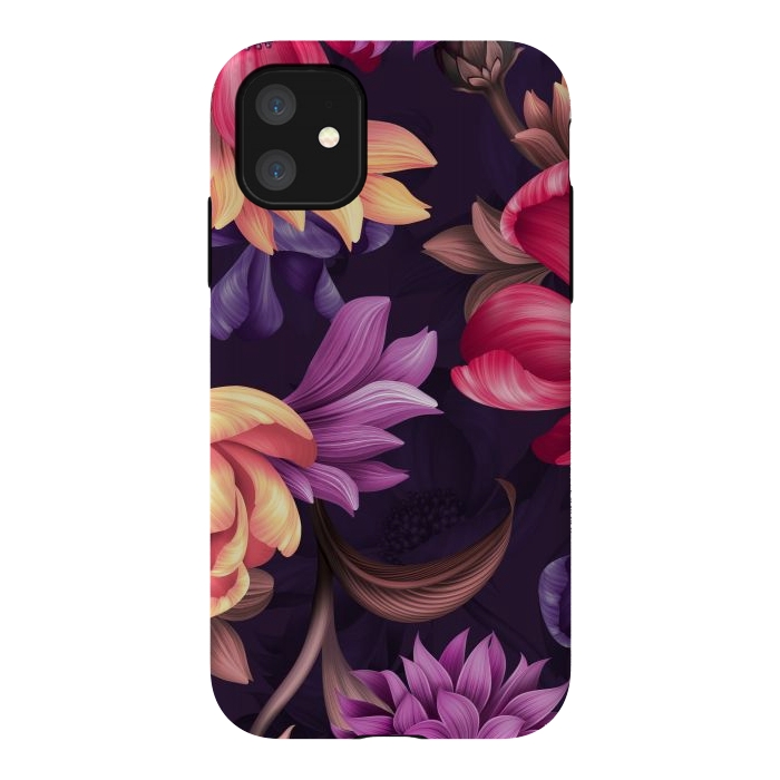 iPhone 11 StrongFit Botanical Floral illustration by ArtsCase