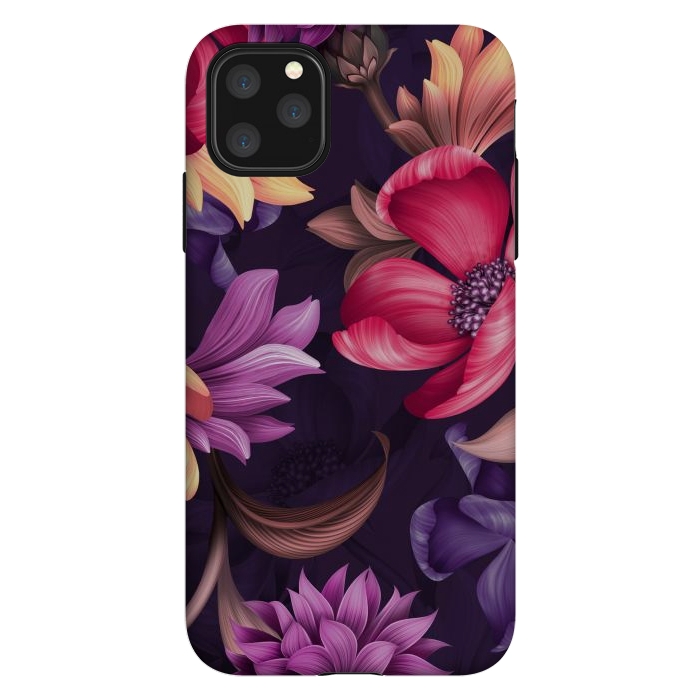 iPhone 11 Pro Max StrongFit Botanical Floral illustration by ArtsCase