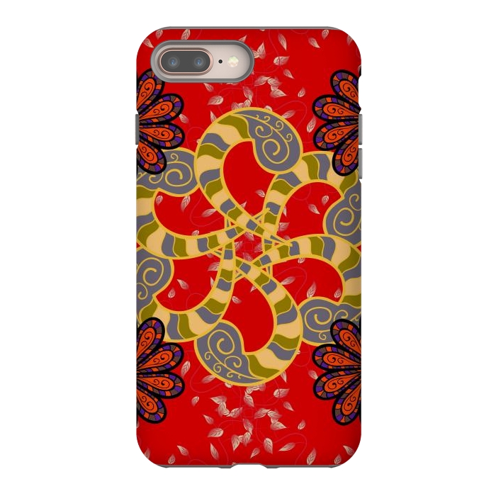 iPhone 7 plus StrongFit Colored Mandala Pattern by ArtsCase