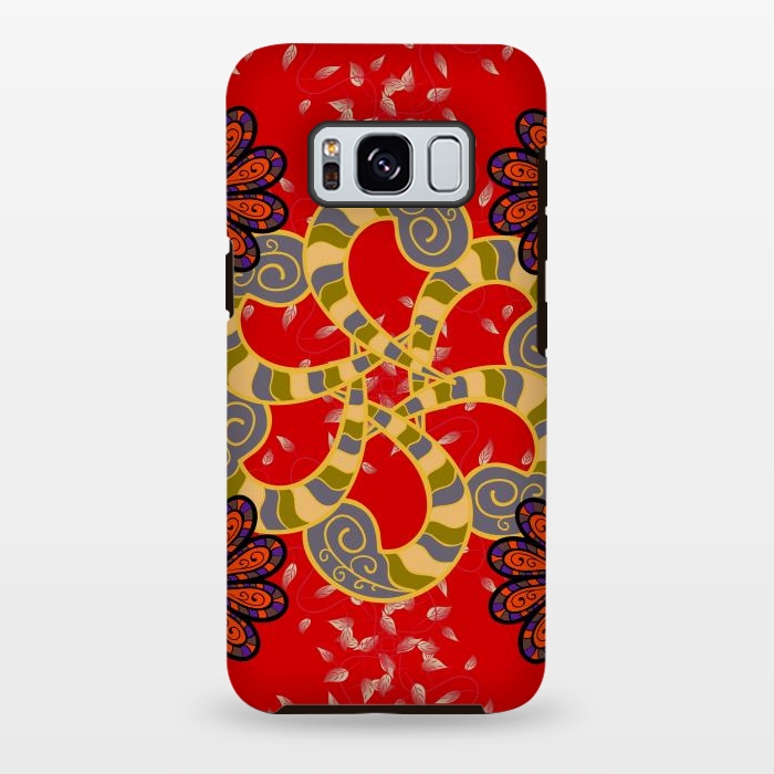 Galaxy S8 plus StrongFit Colored Mandala Pattern by ArtsCase
