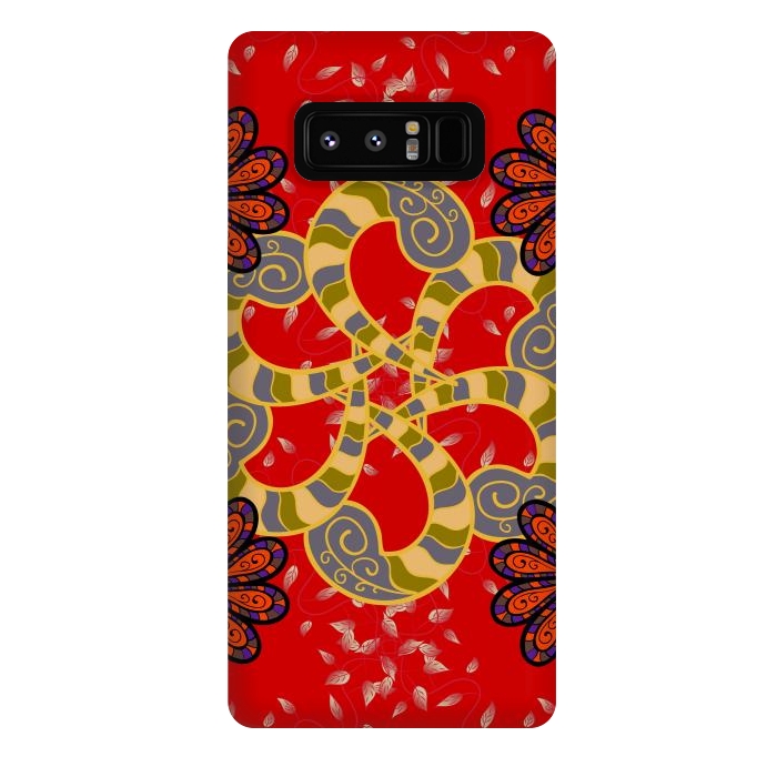 Galaxy Note 8 StrongFit Colored Mandala Pattern by ArtsCase