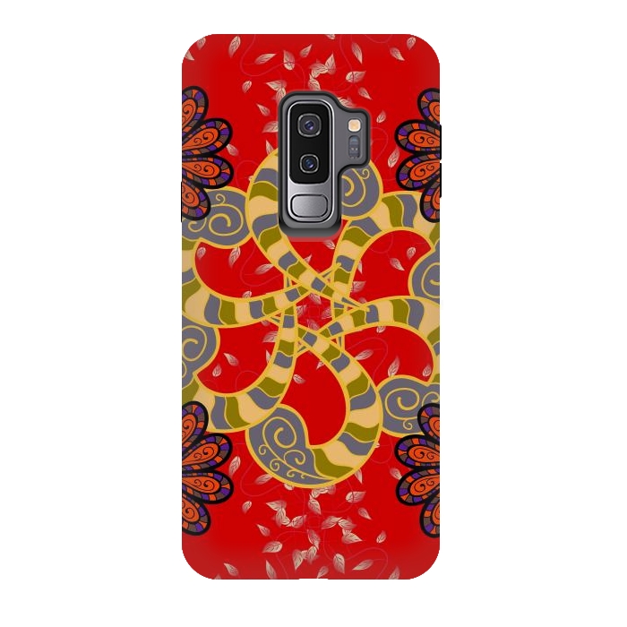 Galaxy S9 plus StrongFit Colored Mandala Pattern by ArtsCase