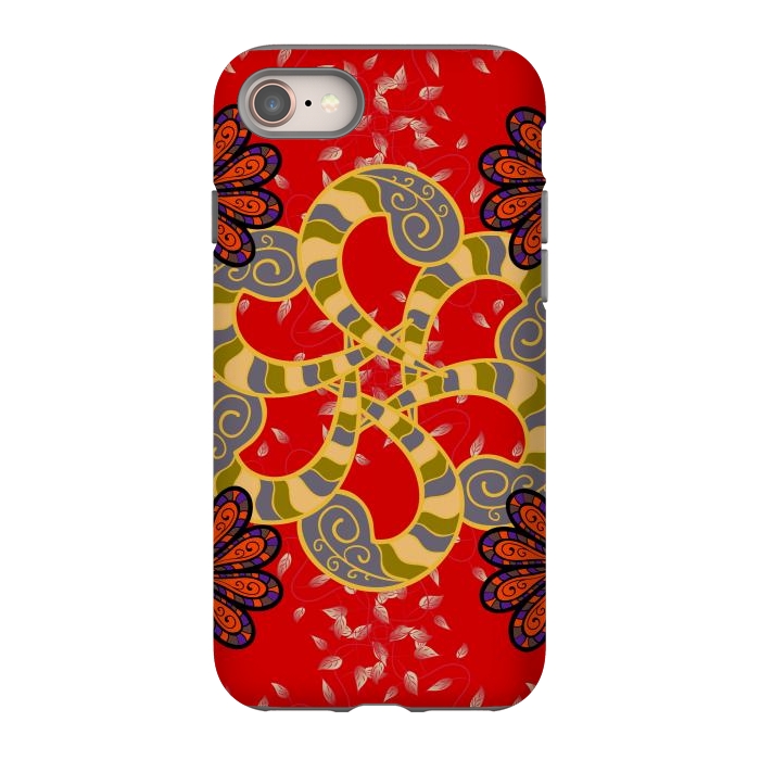 iPhone 8 StrongFit Colored Mandala Pattern by ArtsCase