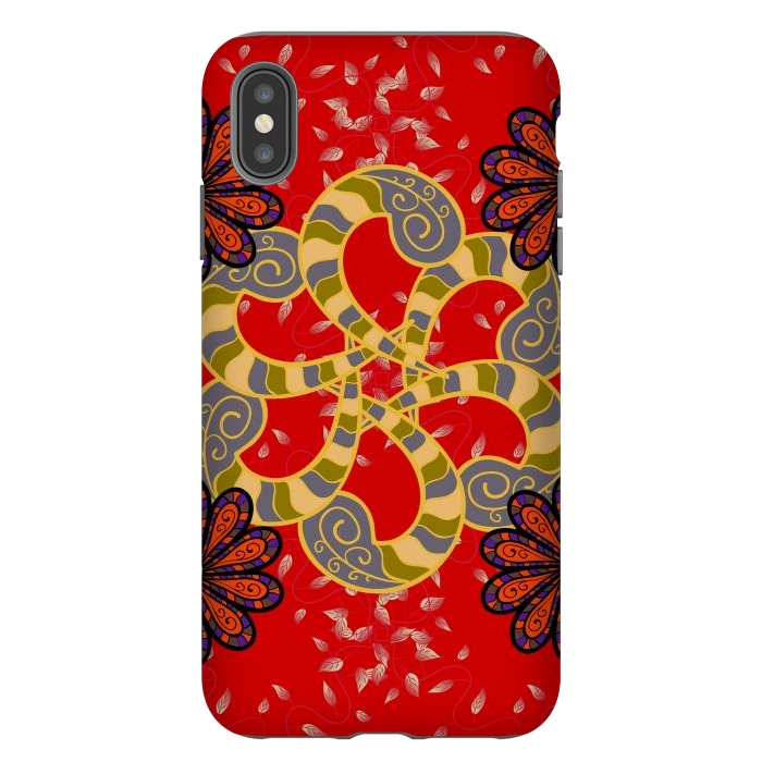 iPhone Xs Max StrongFit Colored Mandala Pattern by ArtsCase