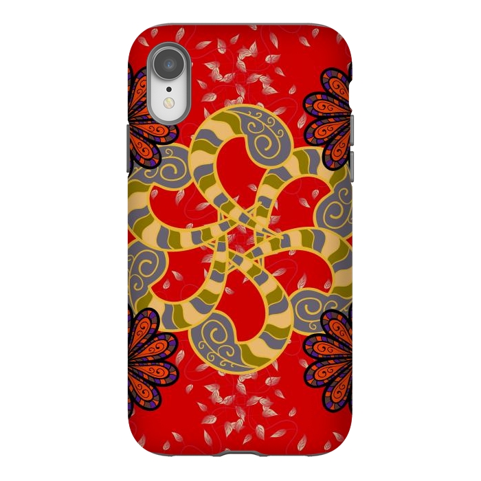 iPhone Xr StrongFit Colored Mandala Pattern by ArtsCase