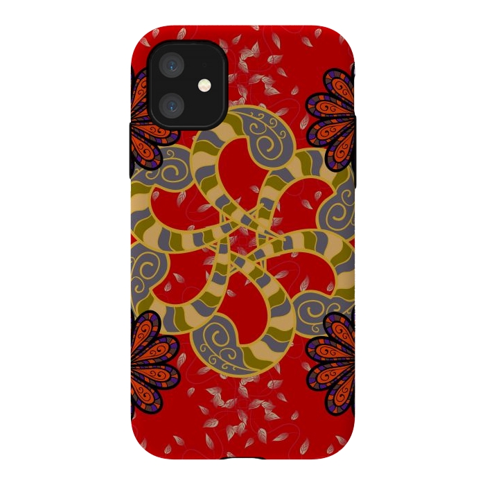 iPhone 11 StrongFit Colored Mandala Pattern by ArtsCase
