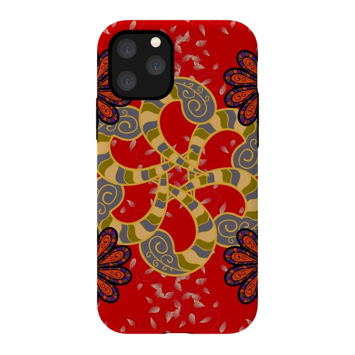 iPhone 11 Pro StrongFit Colored Mandala Pattern by ArtsCase