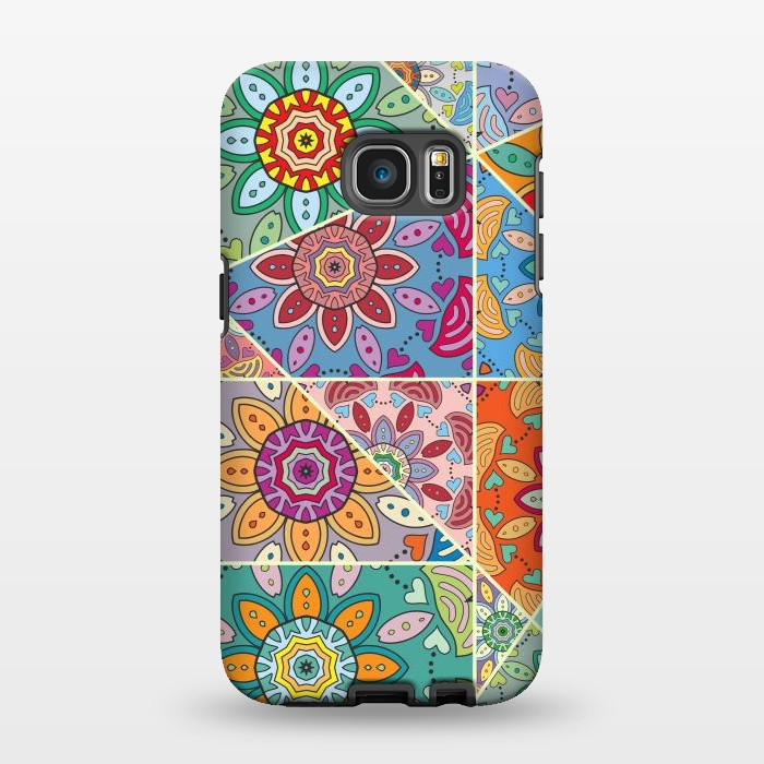 Galaxy S7 EDGE StrongFit Decorative Elements with Mandalas Designs by ArtsCase