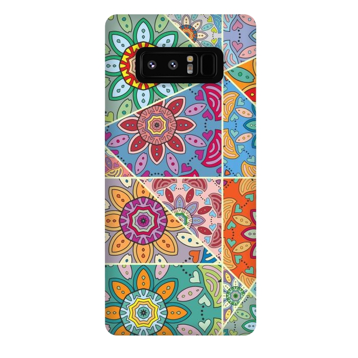 Galaxy Note 8 StrongFit Decorative Elements with Mandalas Designs by ArtsCase
