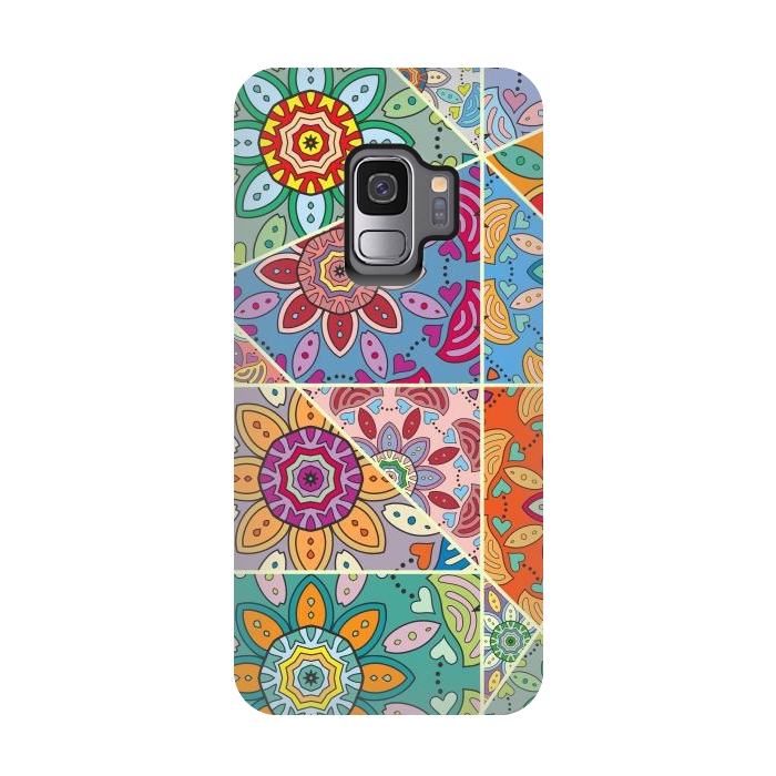 Galaxy S9 StrongFit Decorative Elements with Mandalas Designs by ArtsCase