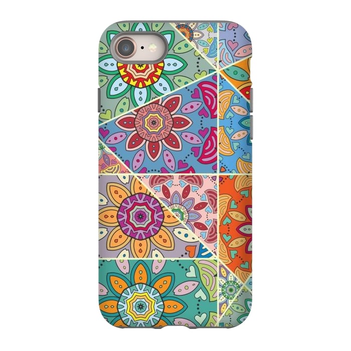 iPhone 8 StrongFit Decorative Elements with Mandalas Designs by ArtsCase