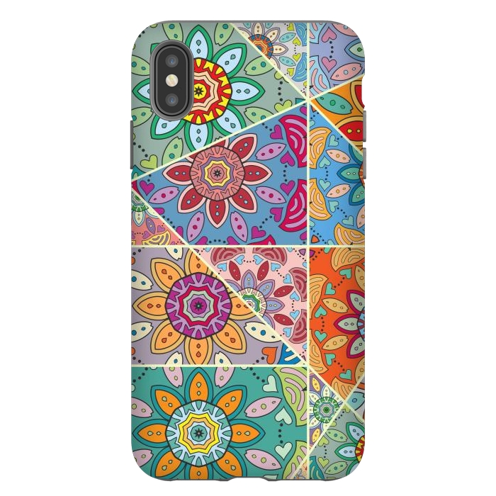 iPhone Xs Max StrongFit Decorative Elements with Mandalas Designs by ArtsCase