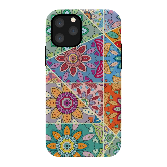 iPhone 11 Pro StrongFit Decorative Elements with Mandalas Designs by ArtsCase