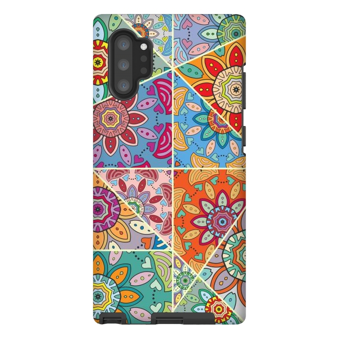 Galaxy Note 10 plus StrongFit Decorative Elements with Mandalas Designs by ArtsCase