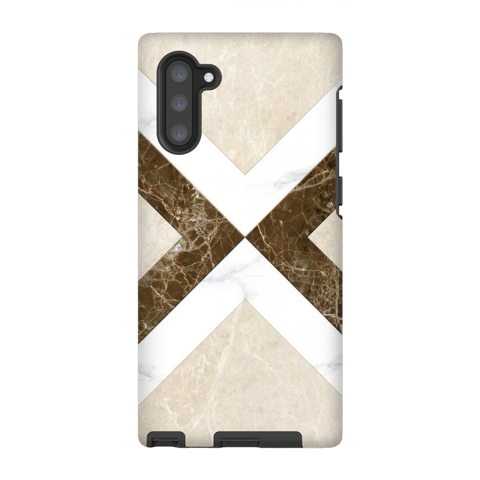 Galaxy Note 10 StrongFit Decorative Marble Cross Design by ArtsCase