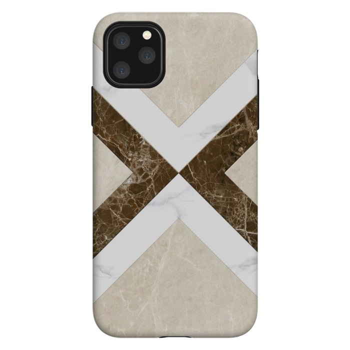 iPhone 11 Pro Max StrongFit Decorative Marble Cross Design by ArtsCase