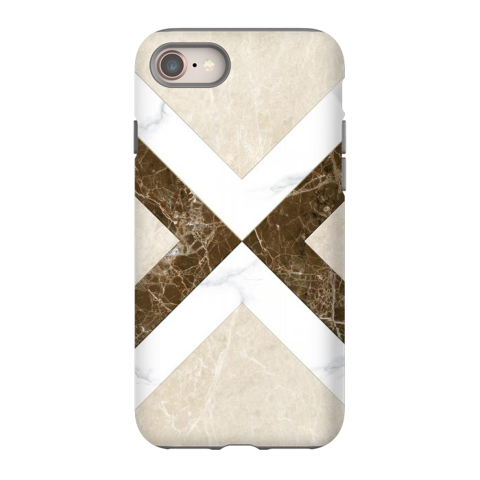 iPhone 8 StrongFit Decorative Marble Cross Design by ArtsCase
