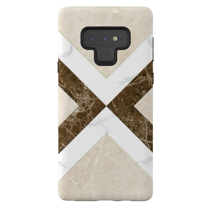 Galaxy Note 9 StrongFit Decorative Marble Cross Design by ArtsCase