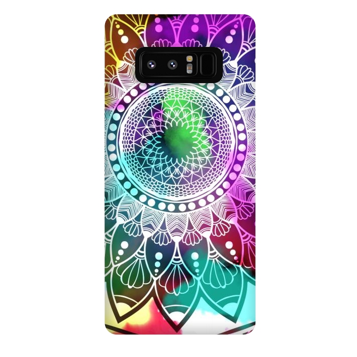 Galaxy Note 8 StrongFit Digital art Painting and Mandala Graphic Design by ArtsCase