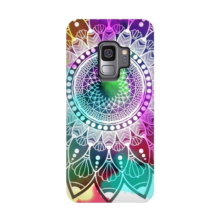 Galaxy S9 StrongFit Digital art Painting and Mandala Graphic Design by ArtsCase