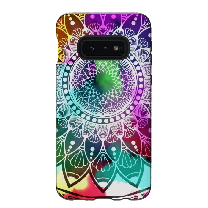 Galaxy S10e StrongFit Digital art Painting and Mandala Graphic Design by ArtsCase
