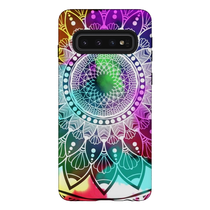 Galaxy S10 StrongFit Digital art Painting and Mandala Graphic Design by ArtsCase