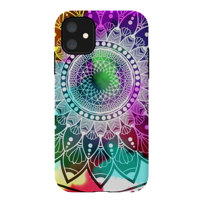 iPhone 11 StrongFit Digital art Painting and Mandala Graphic Design by ArtsCase