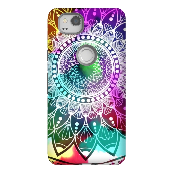 Pixel 2 StrongFit Digital art Painting and Mandala Graphic Design by ArtsCase