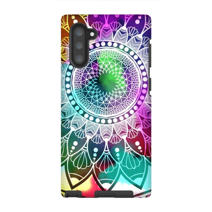 Galaxy Note 10 StrongFit Digital art Painting and Mandala Graphic Design by ArtsCase