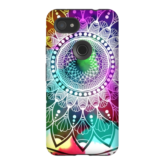 Pixel 3AXL StrongFit Digital art Painting and Mandala Graphic Design by ArtsCase
