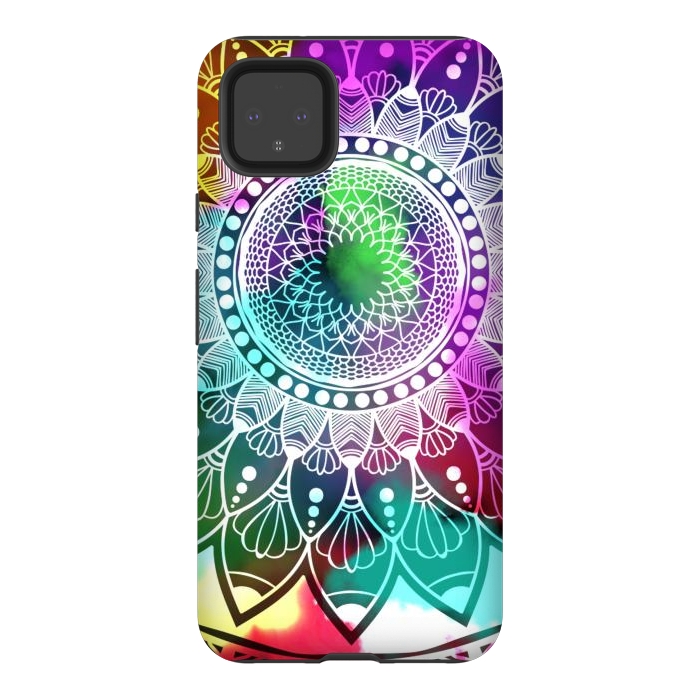 Pixel 4XL StrongFit Digital art Painting and Mandala Graphic Design by ArtsCase