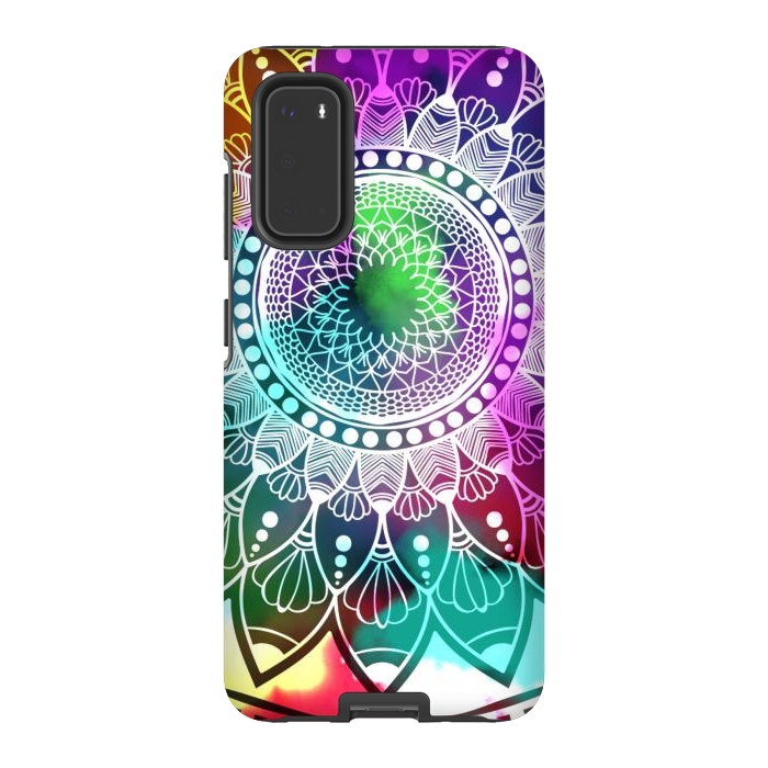 Galaxy S20 StrongFit Digital art Painting and Mandala Graphic Design by ArtsCase