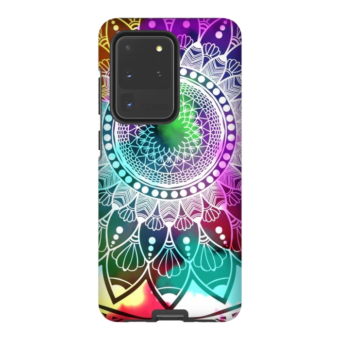 Galaxy S20 Ultra StrongFit Digital art Painting and Mandala Graphic Design by ArtsCase