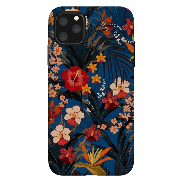 iPhone 11 Pro Max StrongFit Fashionable Tropical Environment with Deep Jungle Plants by ArtsCase