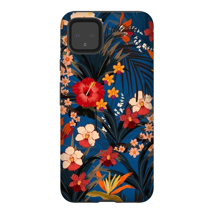 Pixel 4XL StrongFit Fashionable Tropical Environment with Deep Jungle Plants by ArtsCase