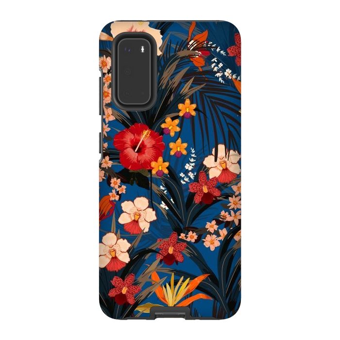 Galaxy S20 StrongFit Fashionable Tropical Environment with Deep Jungle Plants by ArtsCase