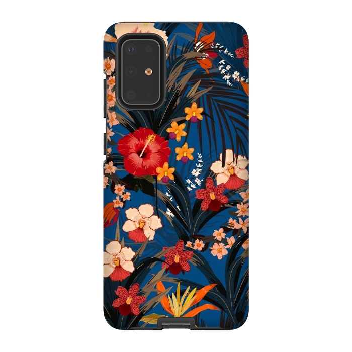 Galaxy S20 Plus StrongFit Fashionable Tropical Environment with Deep Jungle Plants by ArtsCase