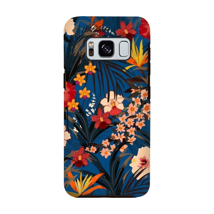 Galaxy S8 StrongFit Fashionable Tropical Environment with Deep Jungle Plants by ArtsCase
