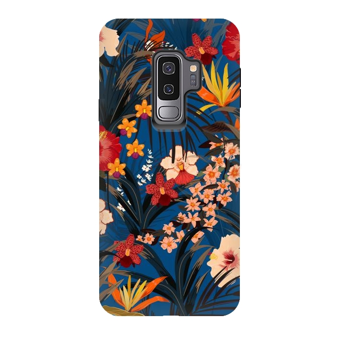 Galaxy S9 plus StrongFit Fashionable Tropical Environment with Deep Jungle Plants by ArtsCase