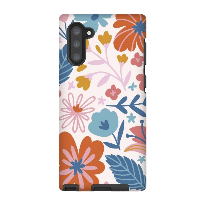Galaxy Note 10 StrongFit Floral Pattern XI by ArtsCase