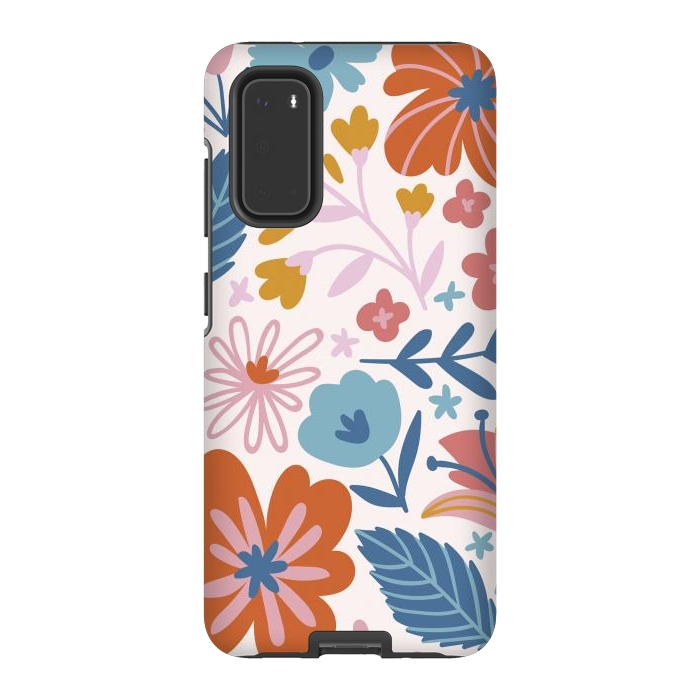 Galaxy S20 StrongFit Floral Pattern XI by ArtsCase