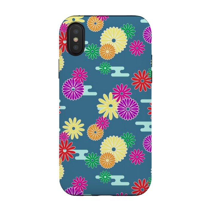iPhone Xs / X StrongFit Flower Objects by ArtsCase