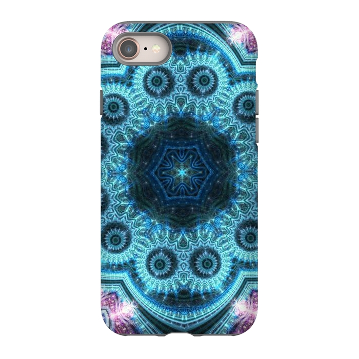 iPhone 8 StrongFit Fractal Mandala or Shiny Symbol by ArtsCase